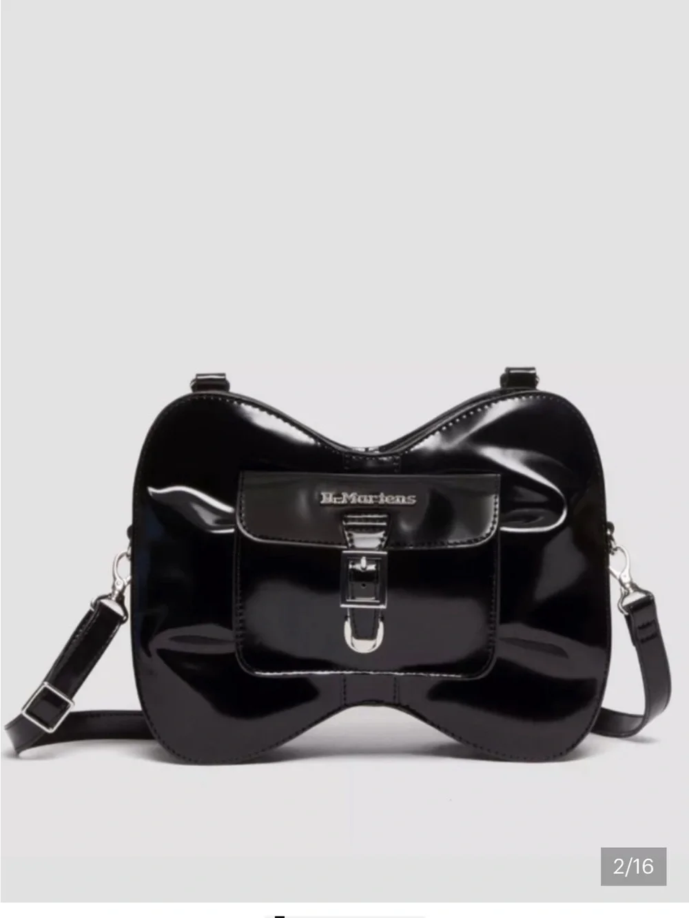 Dr. Martens Vegan Black Bow Shoulder Bag or Backpack